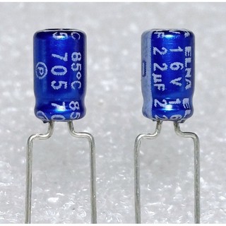 Elna RC3 22uf 16v (ราคา10ตัว) capacitor ตัวเก็บประจุ คาปาซิเตอร์ ขนาด 4×7 มม mm