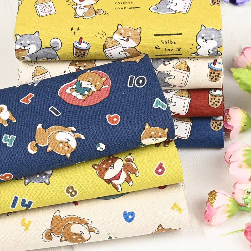 Preorder-ผ้าคอตตอนไต้หวัน(เนื้อหนา) Made in Taiwan คอตตอนแท้100% หน้ากว้าง110ซม.