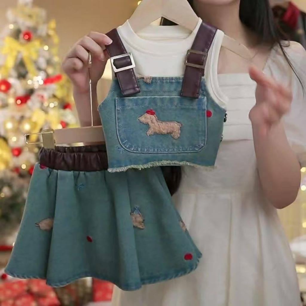 พร้อมส่ง ร43 5029 ชุดเซทยีนส์