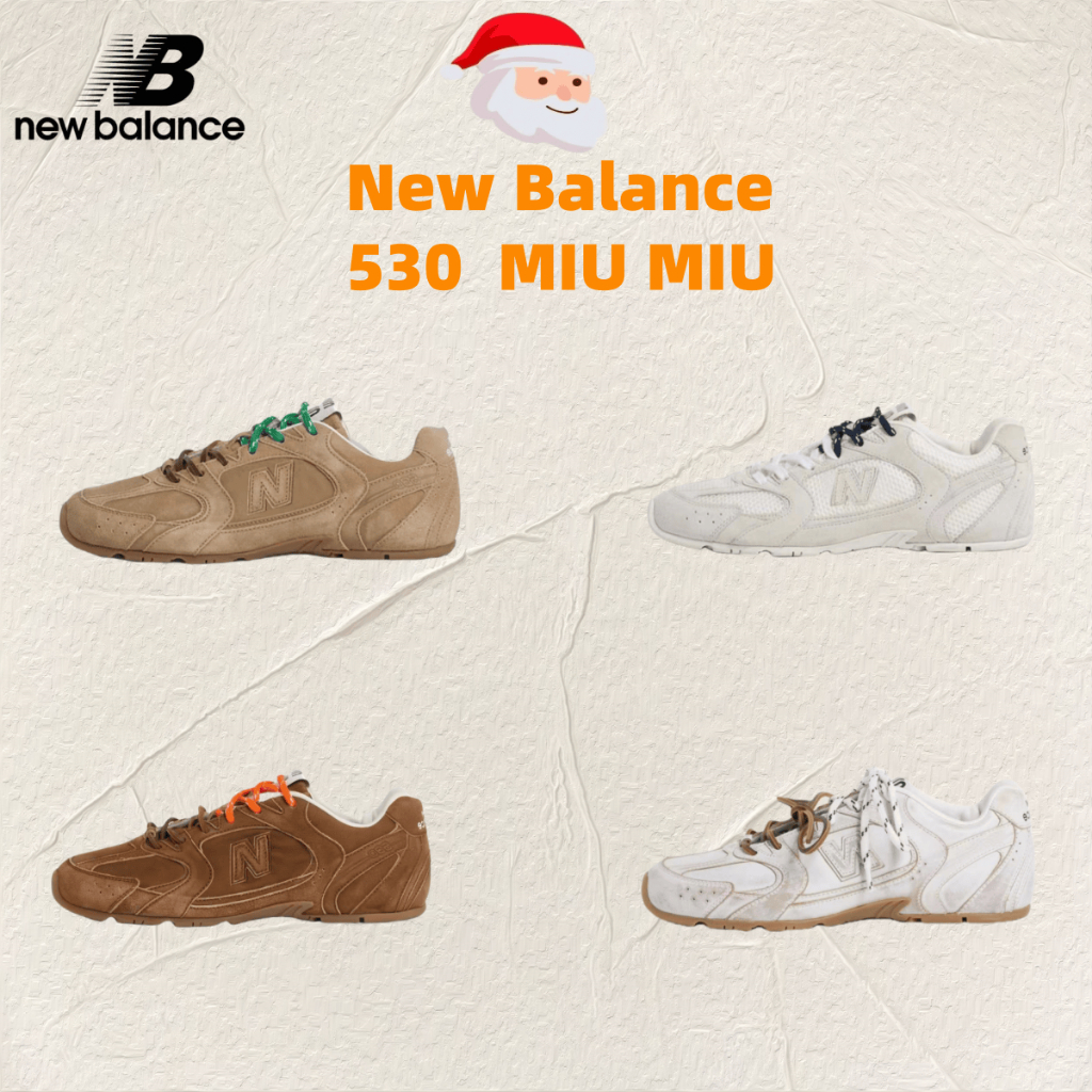 【ของแท้100%】 New Balance 530 miu miu รองเท้าลำลองชาย และหญิง