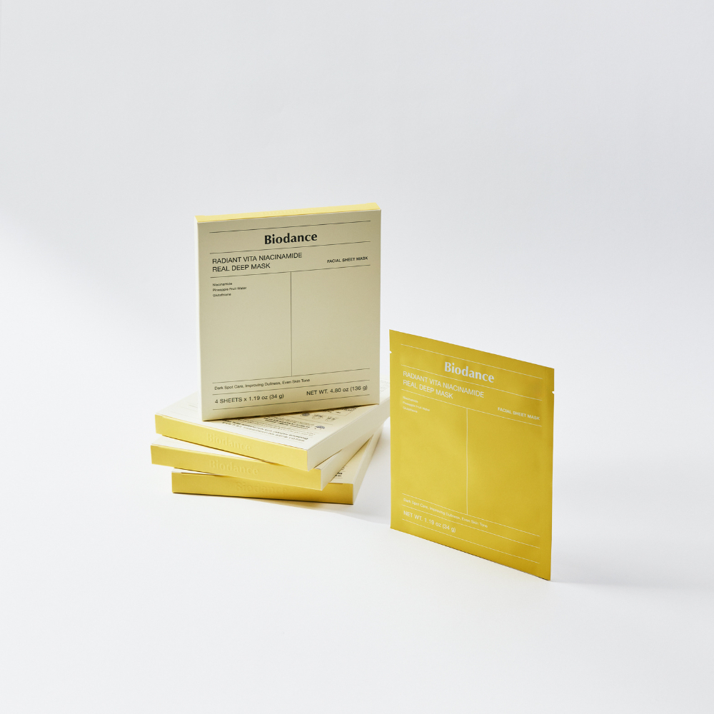 BIODANCE Radiant Vita Niacinamide Real Deep Mask 34g (8ea/12ea) - รูปที่ 6