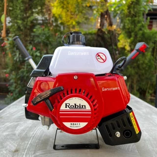‼️แถมฟรีจานเอ็น‼️ เครื่องตัดหญ้า 2 จังหวะ เครื่องตัดหญ้าโรบิ้น Robin รุ่น NB411 สตาร์ทติดง่าย
