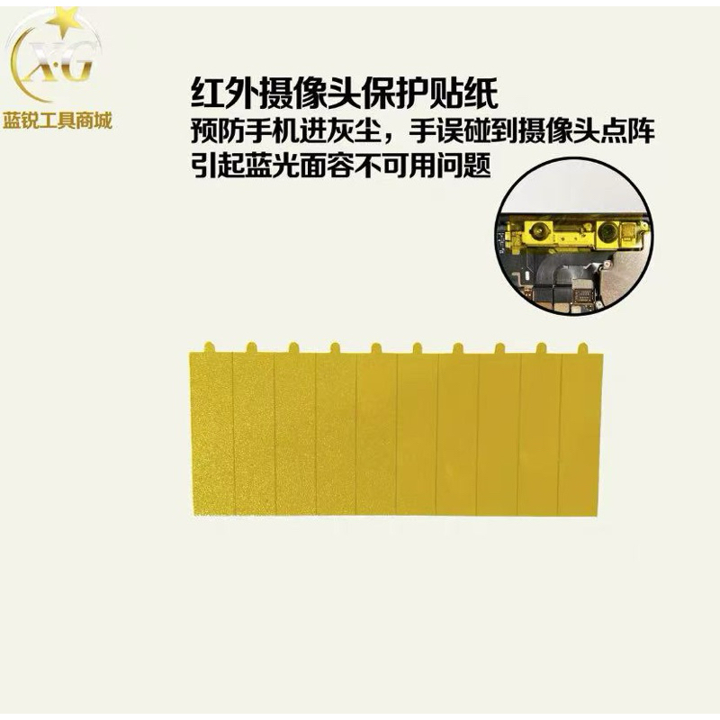 สติ๊กเกอร์กล้อง Lanrui 1ชุดได้3แบบตามภาพ