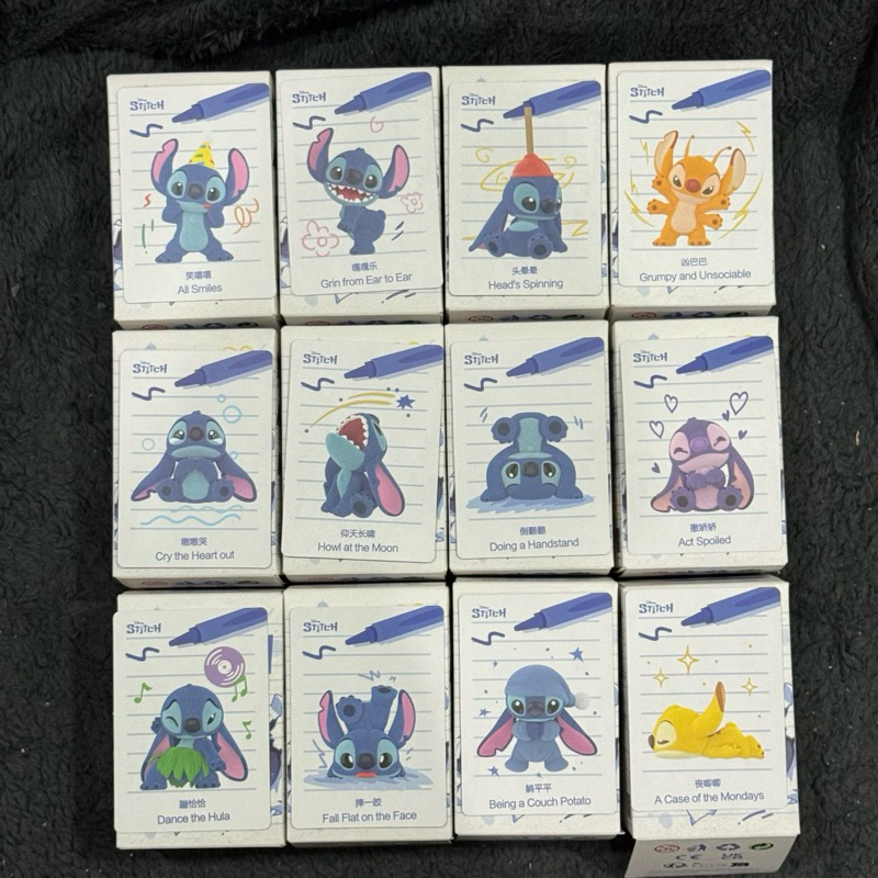 Disney Stitch Little Emotions Series Figures