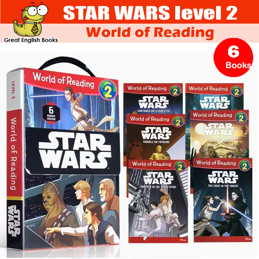 (ใช้โค้ดรับcoinคืน10%ได้)*Original* World of Reading Star Wars Boxed Set: Level 2 Paperback