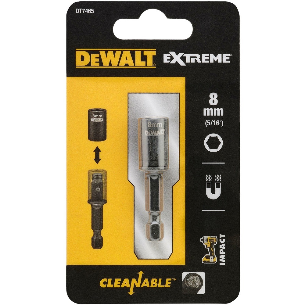 DEWALT ก้านต่อดอกไขควง 8มม. DT7430 / 1/4 ยาว76มม. DWA3HLDFT / DWA6HLDTG / DW2222IR / DW2055SD ( มีแม่เหล็กในตัว ) - รูปที่ 3