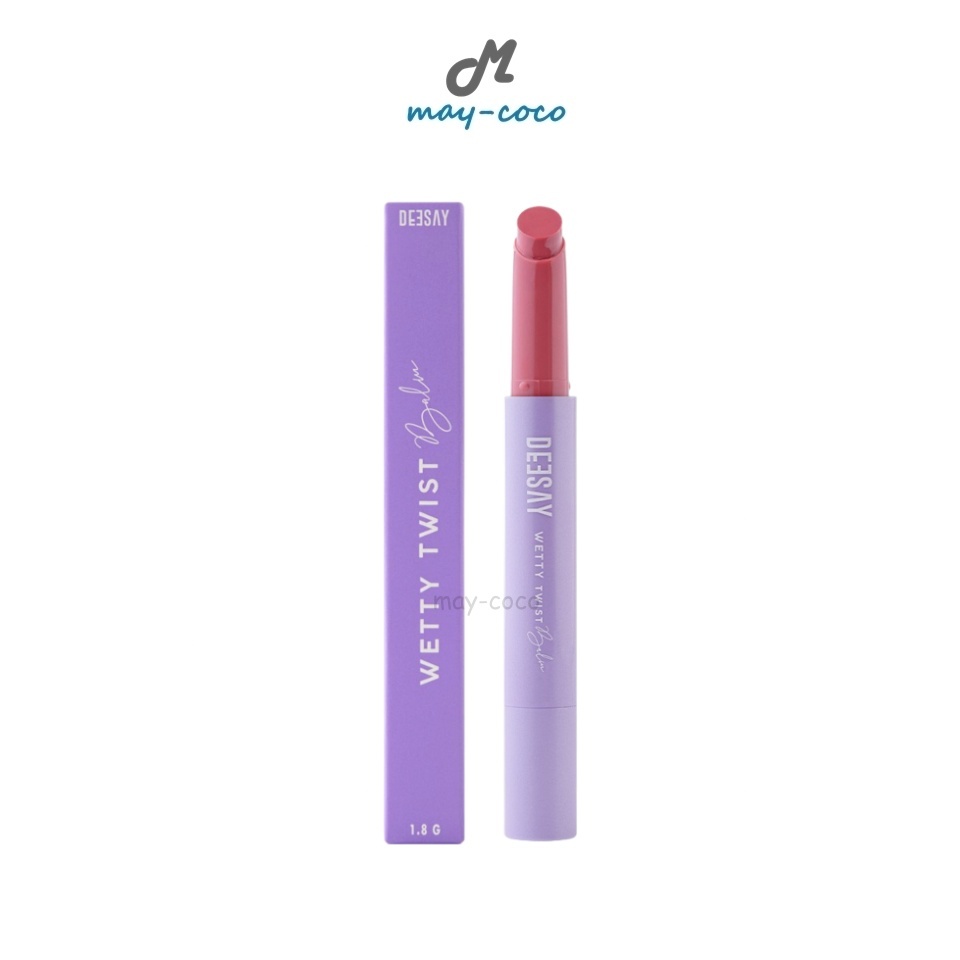 ถูก/แท้/มีไลฟ์ ลิป Deesay Wetty Twist Balm ดีเซ้ย์ ลิปดีเซ้ย์ ลิปปากเปียก ลิปบาล์ม บำรุงปาก ชุ่มชื้น เบาสบาย สีชัด