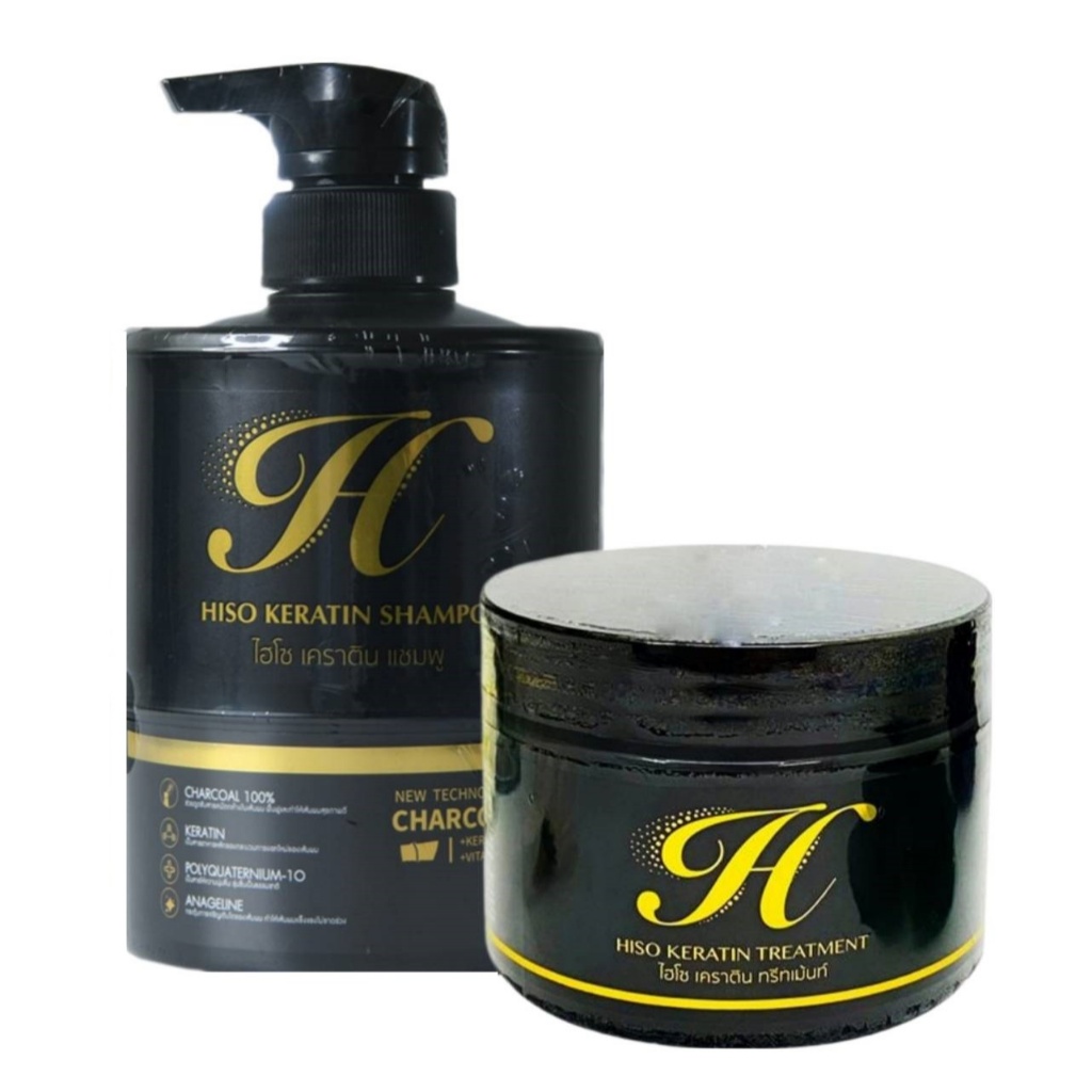 แชมพูไฮโซ เคราตินแชมพู HISO KERATIN SHAMPOO & ไฮโซ เคราติน ทรีทเม้นท์ HISO KERATIN TREATMENT