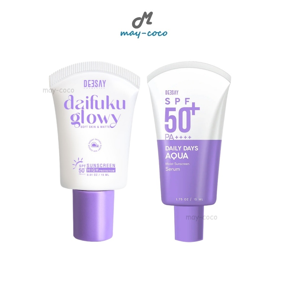 ถูก/แท้/มีไลฟ์ กันแดด Deesay Daifuku Glowy&Daily Days Aqua Sunscreen SPF50+ PA++++ ดีเซ้ย์ กันแดดไดฟูกุ กันแดดเดลี่เดย์