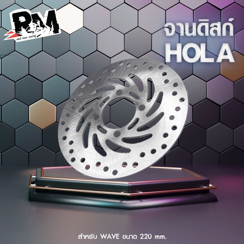 จานดิสเบรคเดิม Wave รุ่น Wave110-I New,Wave125-I New (ปลาวาฬ) ขนาด220*3.5 mm.