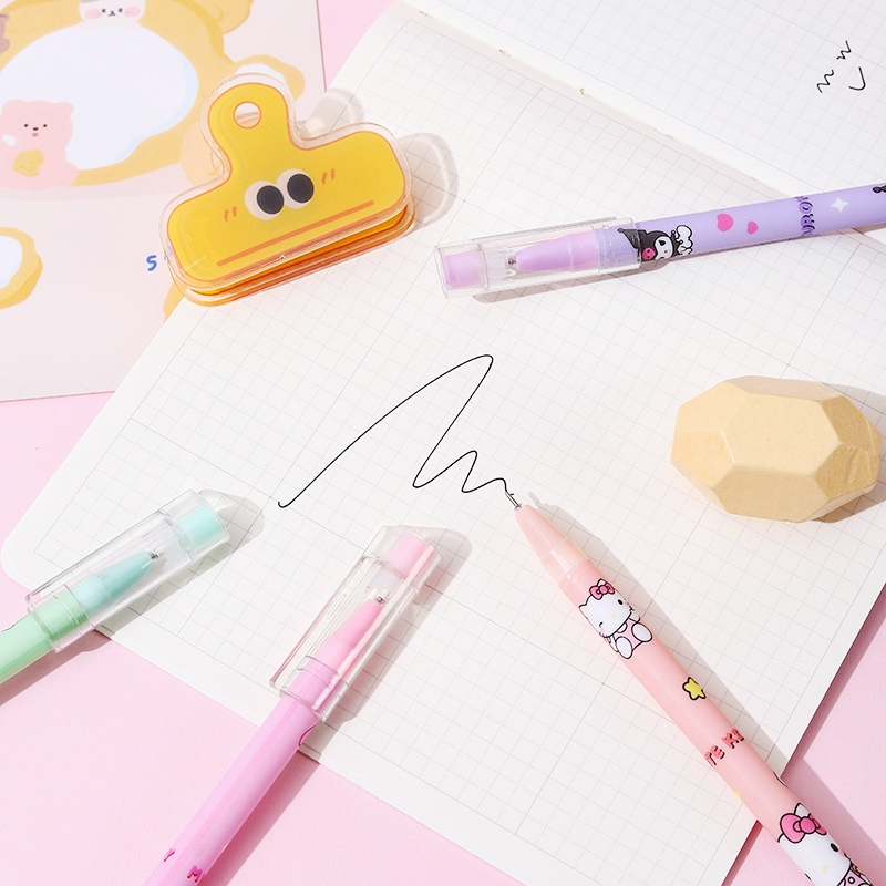 🔥ถูกที่สุด การันตี🔥ปากกาลบได้ หมึกสีน้ำเงิน ลายการ์ตูนน่ารัก ✔️ พร้อมส่ง ปากกาเจลลบได้ เครื่องเขียน - รูปที่ 5