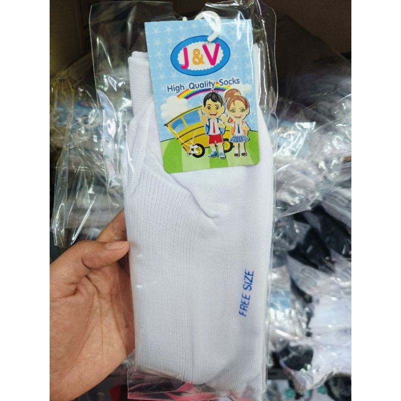 ถุงเท้านักเรียนไนล่อน สีขาว (ราคาต่อคู่) - รูปที่ 3