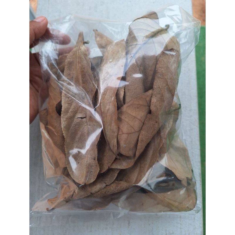 ใบกรวยป่าตากแห้ง สำหรับหมักปลากัดขนาด 50 ใบ ราคา 39 บาท