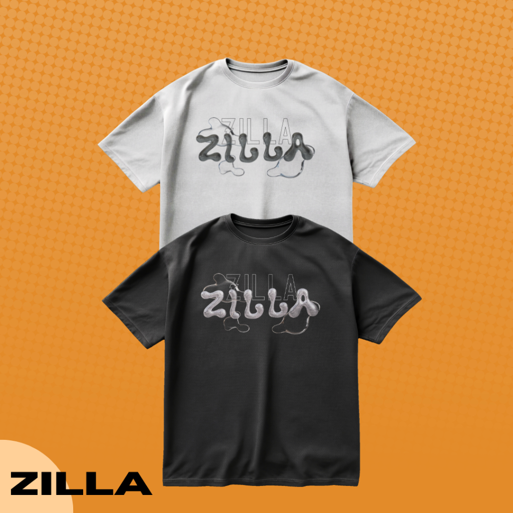 🔥 (พร้อมส่ง) เสื้อยืด ZILLA รุ่น C2. Zilla Bubble | ผ้า Cotton 100% ทรง STREET OVERSIZE เท่จัด ใส่แล