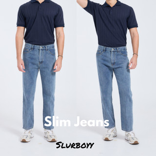 (ส่งด่วน กทม 4 ชม.) SLURBOYY Slim Jeans กางเกงยีนส์ขายาว ขาก…