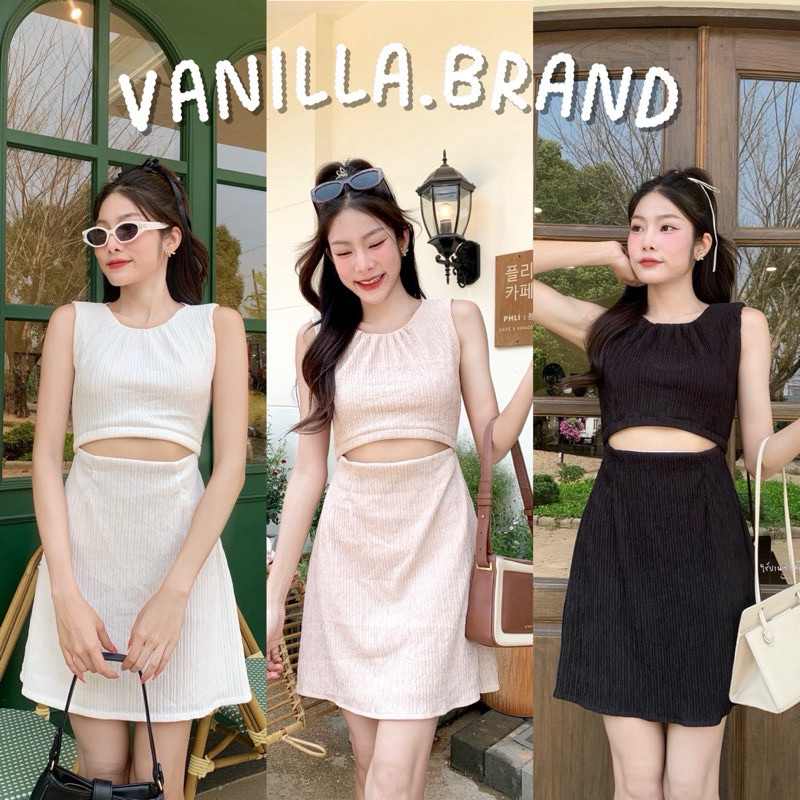เดรสสั้นจากร้าน Vanilla Brand มือ1