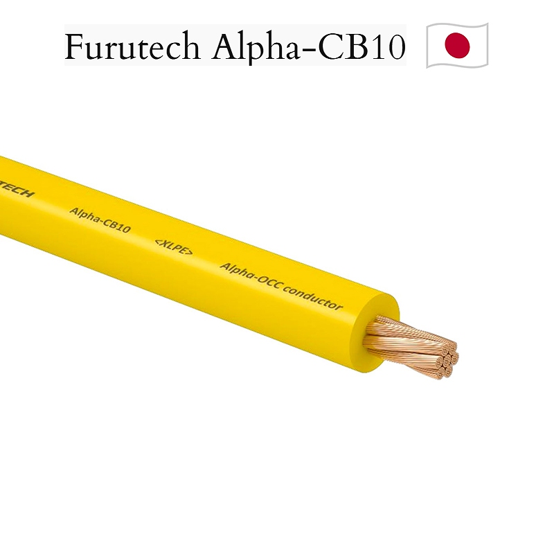 Furutech Alpha-CB10 High end Power Cables high-purity OCC ขนาด 10awg / 6.23 sqmm ของแท้ศูนย์ไทย