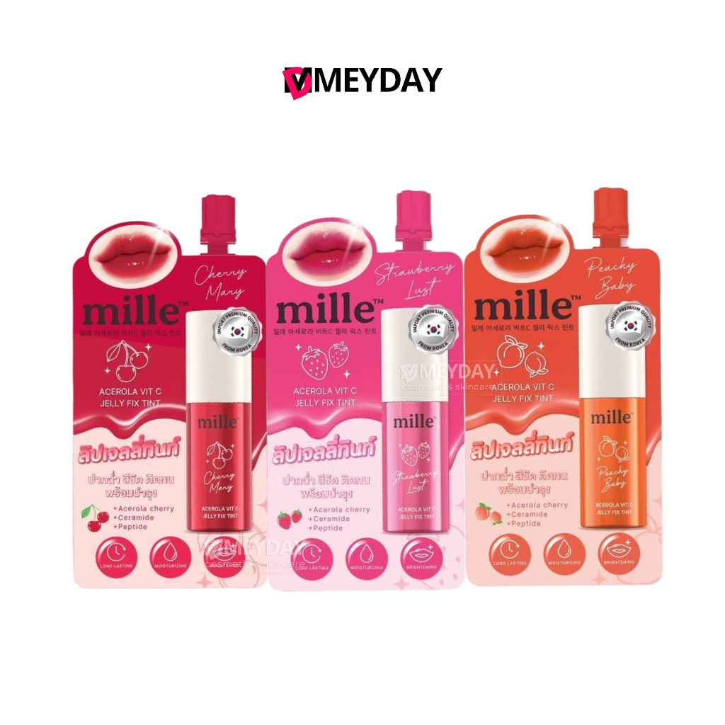 Mille Acerola Vit C Jelly Fix Tint มิลเล่ อะเซโรลา วิต ซี เจลลี่ ฟิกซ์ ทินท์ 3g