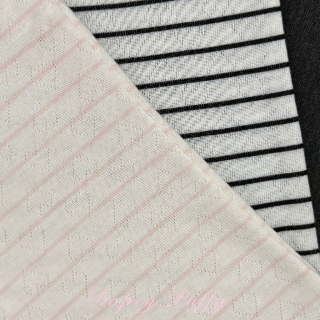 DOPEY.PUFFY / sugar crop เสื้อสายเดี่ยวกระดุมเนื้อผ้าฉลุลายทางหัวใจ ราคา ถูกที่สุด ดีลบีเคเค แกลเลอรีภาพที่ 3