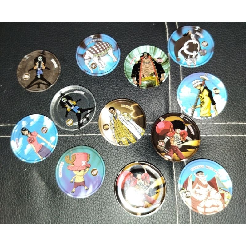 🇹🇭 เหรียญเหล็ก อนิเมะ One piece ของแท้✅ จาก ขนมข้าวโพดอบกรอบ ตรา โอโตริ วันพีซ Anime วันพีช Otori