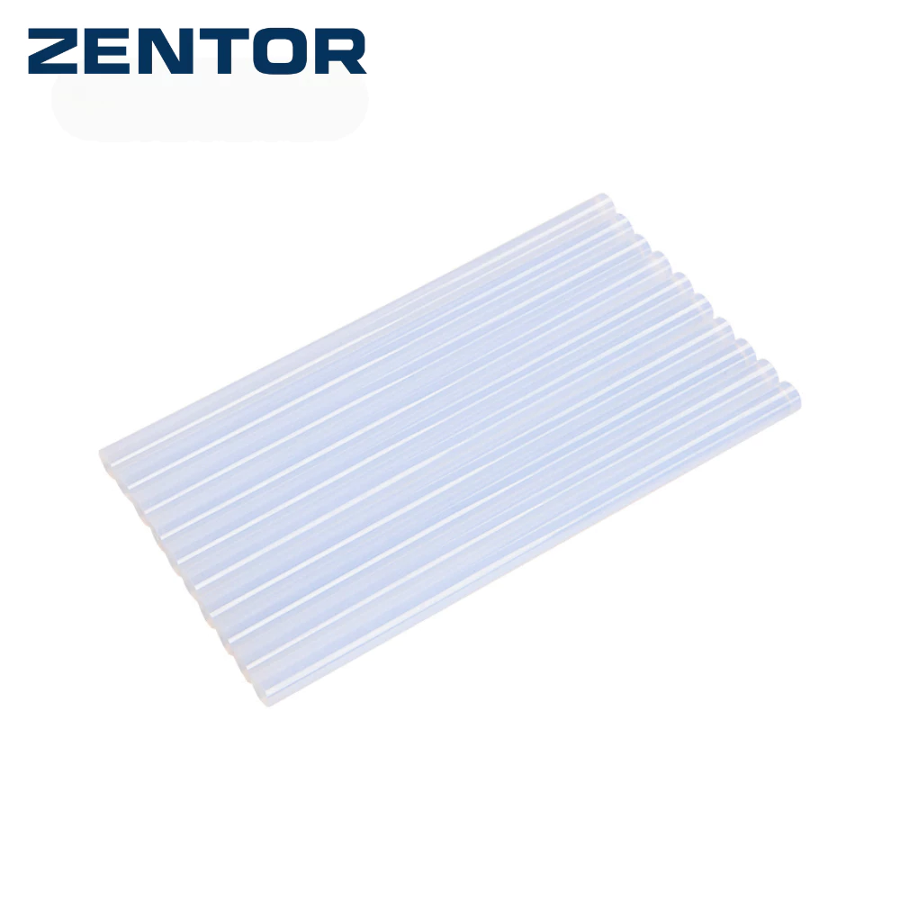 Zentor ไส้กาว แท่งกาว ปืนกาวไฟฟ้า มีสองขนาด 7 x 200 และ 11 x 200 มม. วัสดุ EVA ติดทนนาน Glue Stick