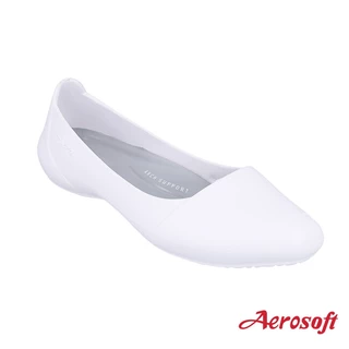 Aerosoft (แอโร่ซอฟ) รองเท้าคัทชูแบบสวม รองเท้าคัทชูสีดำ รุ่น W2880