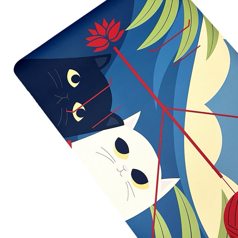 ASANA COLORFUL NON-SLIP YOGA MAT 5mm – เสื่อโยคะกันลื่น หนึบทั้งตอนมือแห้งและมีเหงื่อ - รูปที่ 4