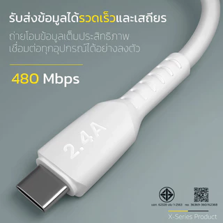 ENYX ชุดชาร์จ รุ่น S-1X ชุดชาร์จพร้อมสาย จ่ายไฟ2.4A/12W Micro/Type-C/L Cable สำหรับชาร์จมือถือ ชาร์จไว A-1XR หัวพร้อมสาย