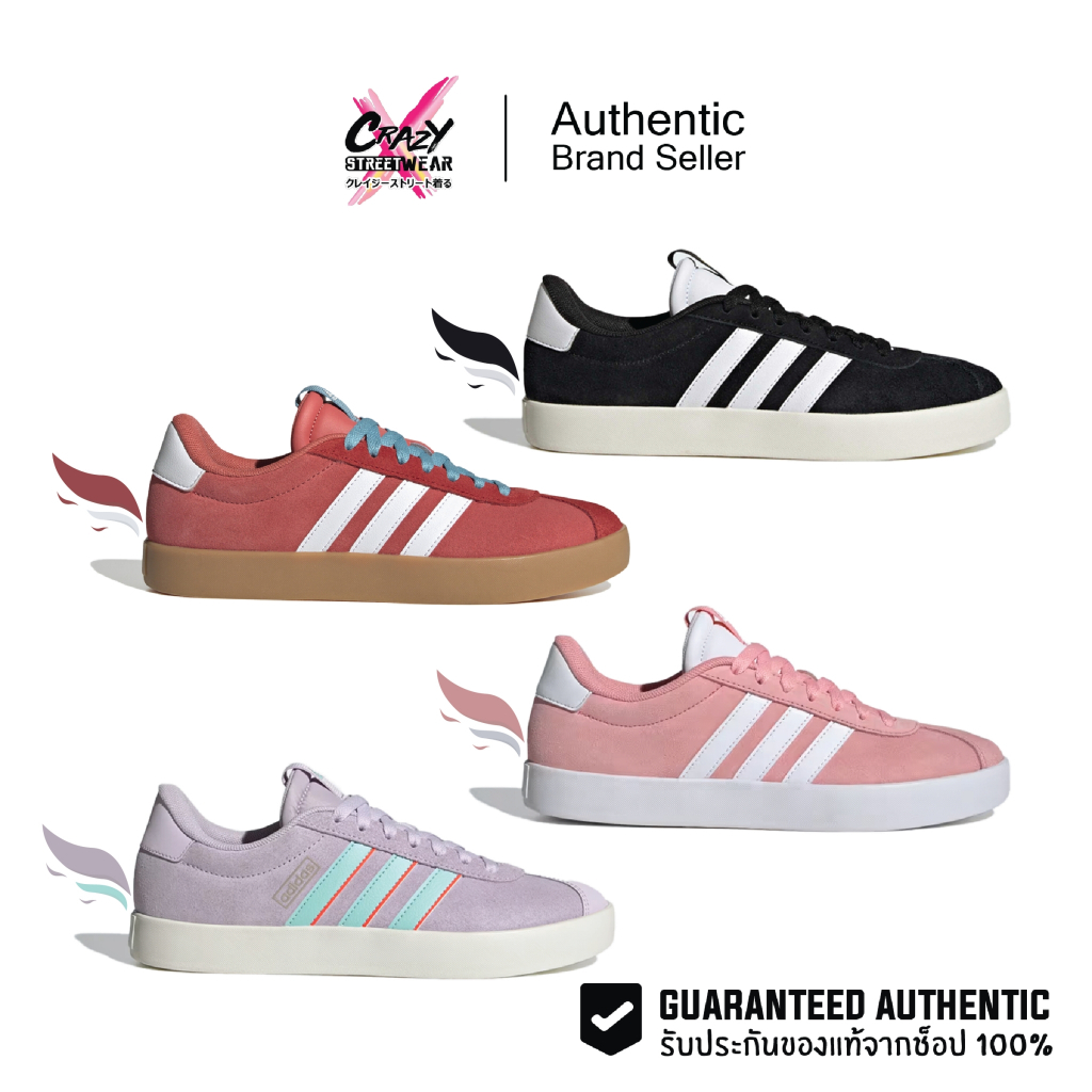 Adidas VL Court 3.0 ของแท้100% ( JI1605 / ID6279 / IF4468 / IF4469 ) ลิขสิทธิ์แท้ รองเท้าผู้หญิง
