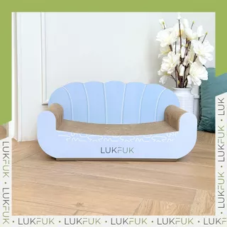 LUKFUK (ลูกฟูก) โซฟาแมวและที่ลับเล็บแมวกระดาษ ขนาดใหญ่พิเศษ รุ่น “Dreamy Sofa” (XL Carton Cat Scratcher “Dreamy Sofa”)
