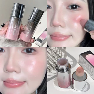 O-10🌟Gege Bear บลัชออนแบบแท่งหัวฟองน้ำ เกลี่ยง่าย ให้พวงแก้มดูสุขภาพดีอย่างเป็นธรรมชาติ