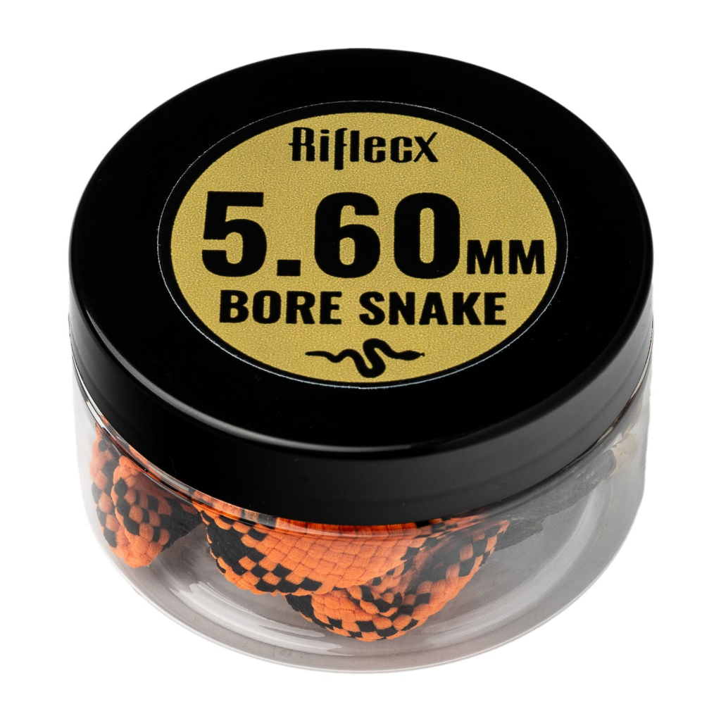 Riflecx boresnake 5.60mm แส้ทำความสะอาดลำกล้อง .22, .223, 5.56 มม