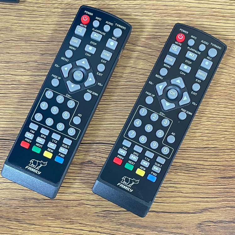 🔥1 แถม 1🔥✅พร้อมส่ง รีโมทกล่องดิจิตอล แฟมิลี่ Remote Digital TV Family