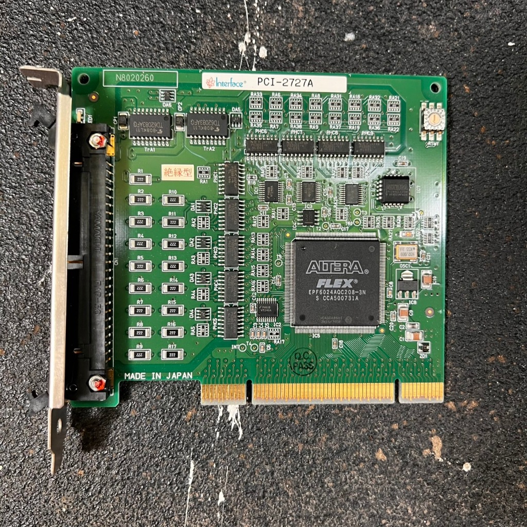 การ์ดดิจิทัลอินพุต/เอาต์พุต PCI-2727A (Digital I/O Interface Card) - สินค้ามือสอง