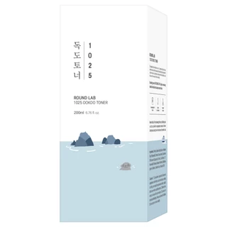 ROUND LAB - 1025 Dokdo Toner 200 ml. ราวด์ แล็บ 1025 ด็อกโด โทนเนอร์