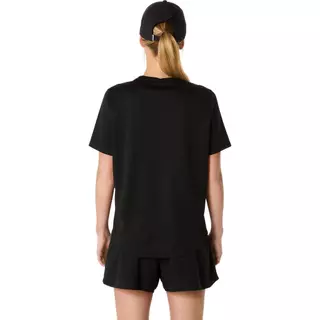 ASICS : 2012D144.001 ASICS SILVER SS TOP WOMEN RUNNING ผู้หญิง เสื้อคอกลม ของแท้ PERFORMANCE BLACK