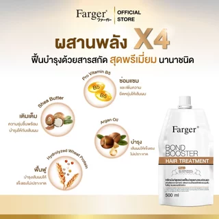 Farger Bond Booster ทรีทเม้นท์ ฟาร์เกอร์ ทรีทเม้นท์เคราติน ครีมหมักผม เชื่อมแกนผม กู้ผมเสีย ตัวบูสแกนผม