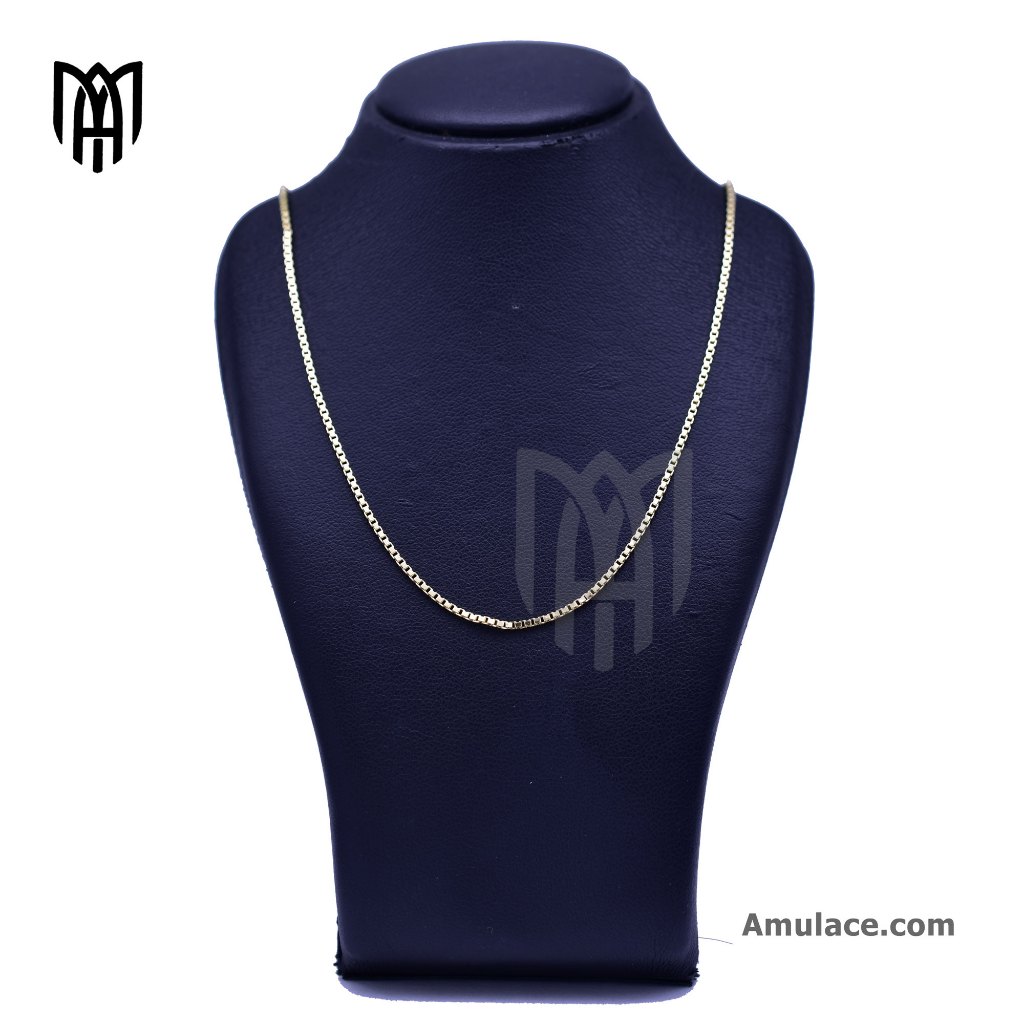 สร้อยคอ Amulace รุ่น  Box chain 24KGP W1200