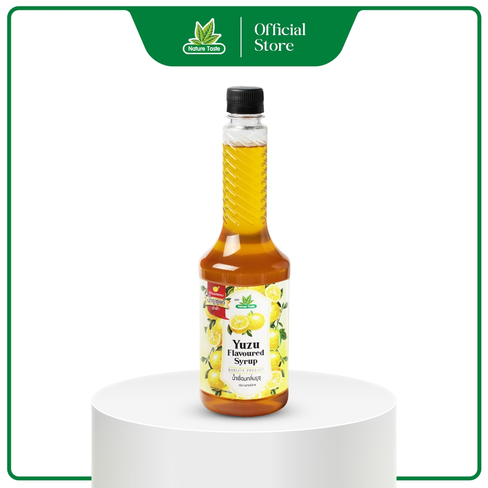 Nature Taste Yuzu Syrup น้ำเชื่อมไซรัป กลิ่นส้มยูสุ ตราเนเจอร์เทส ขนาด 750 ml.