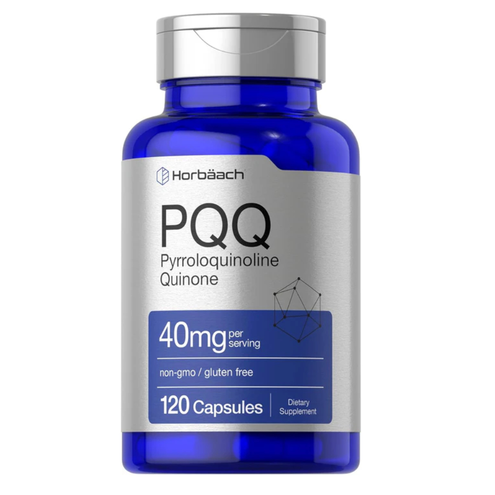 Horbaach PQQ 40mg per serving (Pyrroloquinoline Quinone) | 120 Capsules
