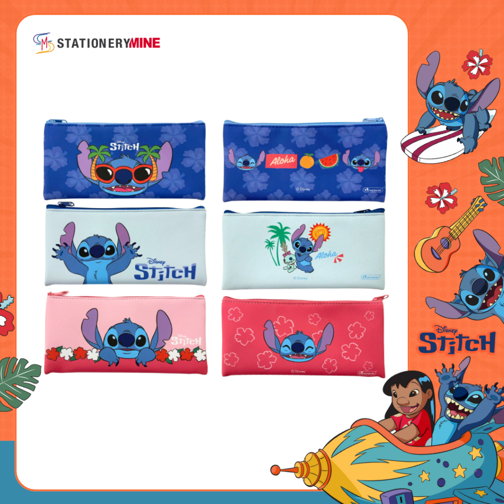 Master Art กระเป๋าดินสอ ลาย Stitch ลิขสิทธิ์แท้ No.S (คละลาย) จำนวน 1 ชิ้น