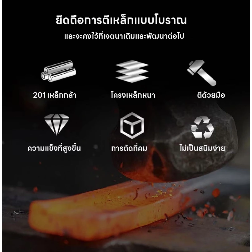 🔪MR-LIGHT🔪 มีดทันโตะ พร้อมฝัก มีดสแตนเลส มีดปอกผลไม้ มีดหั่นผัก มีดหั่นผลไม้ มีดทำอาหารอเนกประสงค์ คม ใช้งานได้ครบ thumbnail 5
