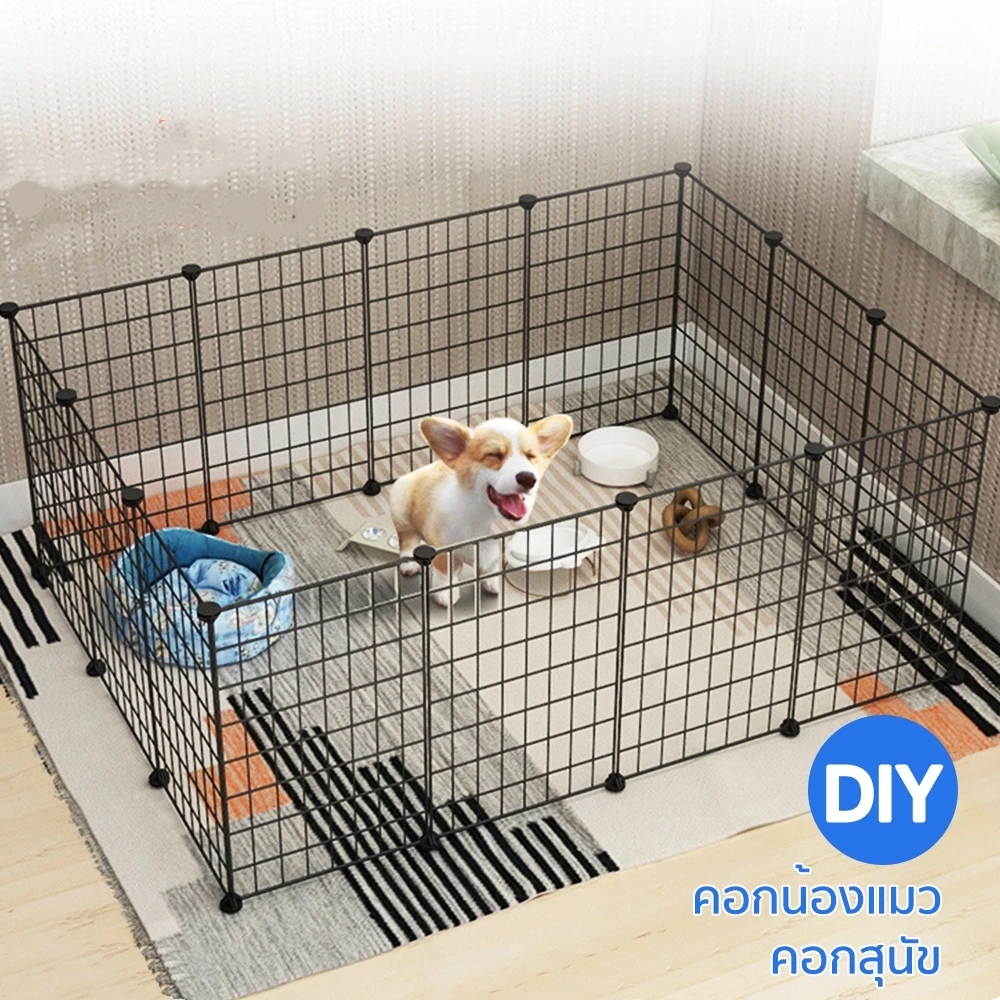 BayanBox คอกสุนัข กรงแมว DIY คอกกระต่าย กรงหนูแกสบี้ กรงกระต่าย DIY ประกอบได้ตามการใช้งาน
