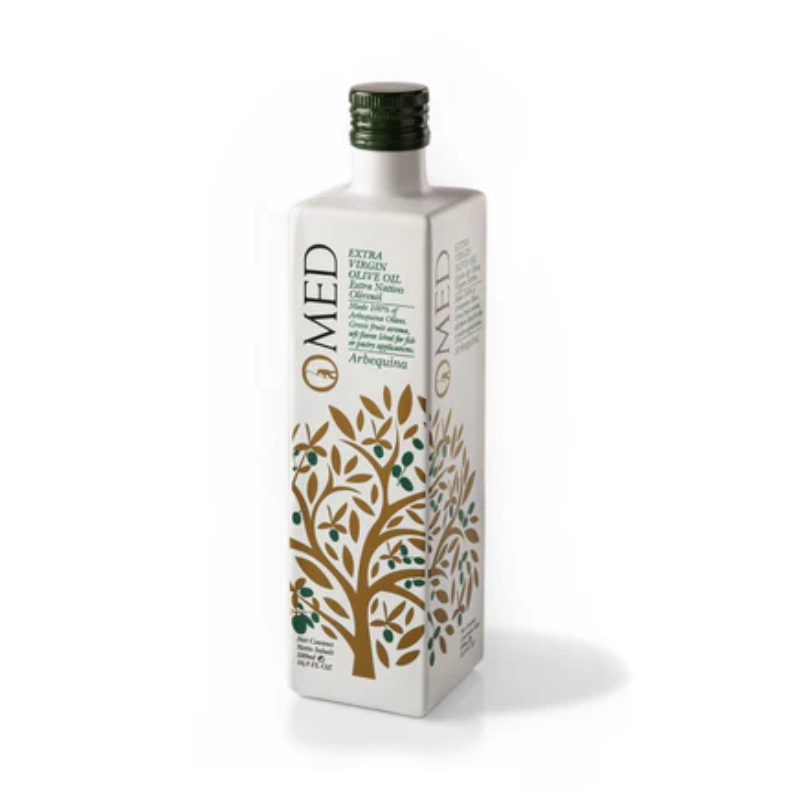 โอเมด น้ำมันมะกอกอาร์เบกีนา เอ็กซ์ตร้าเวอร์จิ้น จากสเปน 500 มล. - Arbequina Extra Virgin Olive Oil from spain 500ml OMED