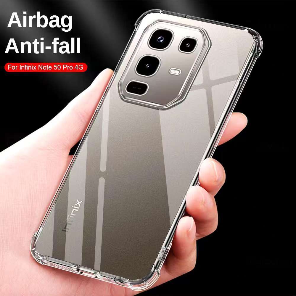Infinix Note50X 5G/Infinix Note50S 5G/Note 50 Pro+5Gเคสใสกันกระแทกแบบคลุมกล้องinfinix Note 50 4G/inf