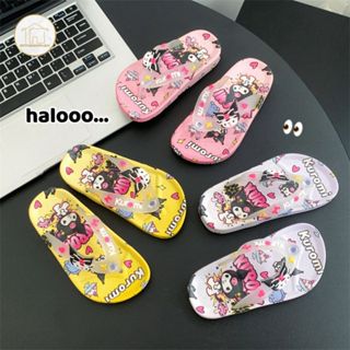รองเท้าแตะเด็กผู้หญิง รองเท้าแตะหูคีบเด็ก ลายน่ารัก