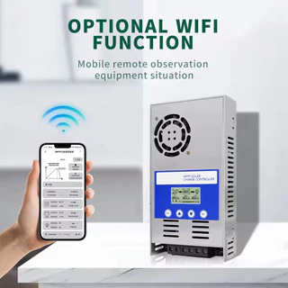 【พร้อมส่ง】Smart MPPT Solar Controller 40A/60Aโซล่าชาร์เจอร์ 12/24/36/48Volt AUTO รับไฟ PV สูงสุด180V
