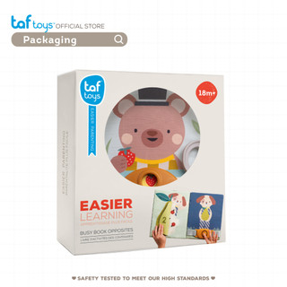 Taf Toys كتاب الأنشطة Busy Book Opposites كتاب تنموي من عمر 18 شهرًا فأكثر صورة 8