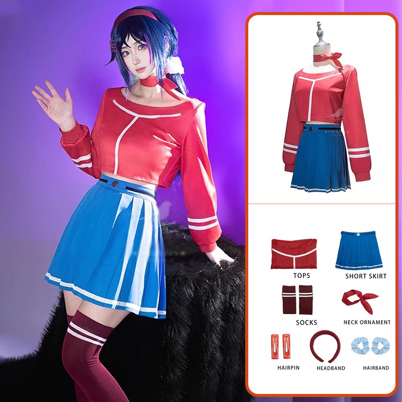 Miside Mita Cosplay Miside Mita คอสเพลย์ Miside cos Steam Mita miside Mita Dress  Carnival Partyชุดค