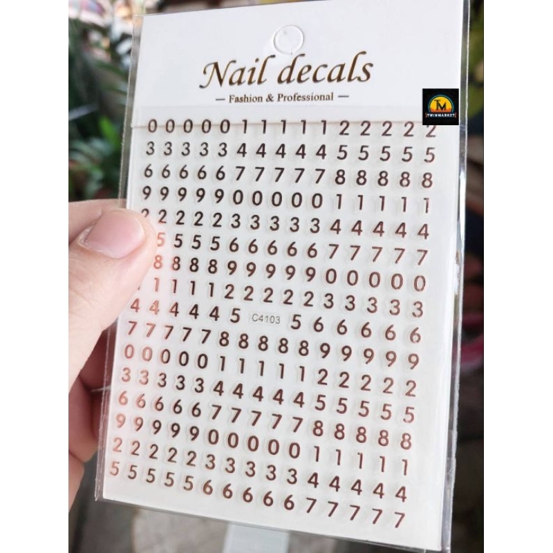 สติ๊กเกอร์ ตัวอักษร ภาษาอังกฤษ alphabet sticker ตัวพิมพ์ภาษาอังกฤษ สติ๊กเกอร์ตัวเลข สติ๊กเกอร์ติดเล็บ สติ๊กเกอร์ตัวจิ๋ว - รูปที่ 4